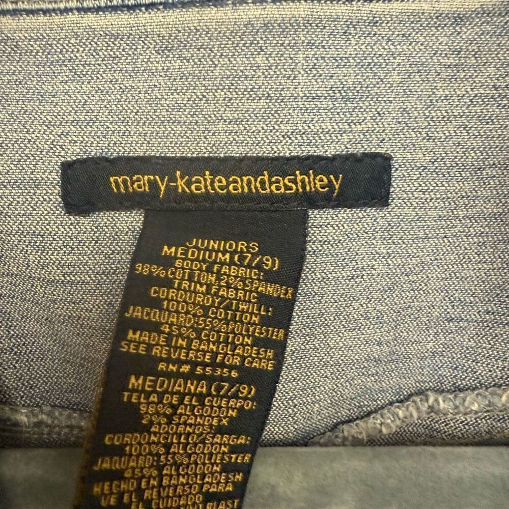 Patchwork Denim Blazer with Multicolor Design - image 3